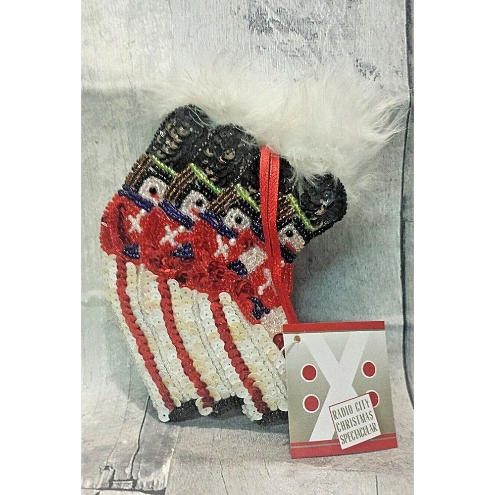Radio City Christmas Spectacular Sequin Soldier Christmas Ornament